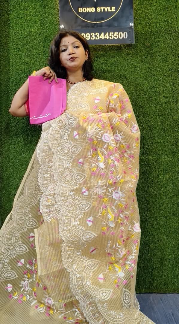 Resham Kota Embroidery SareeEmbroidery Saree