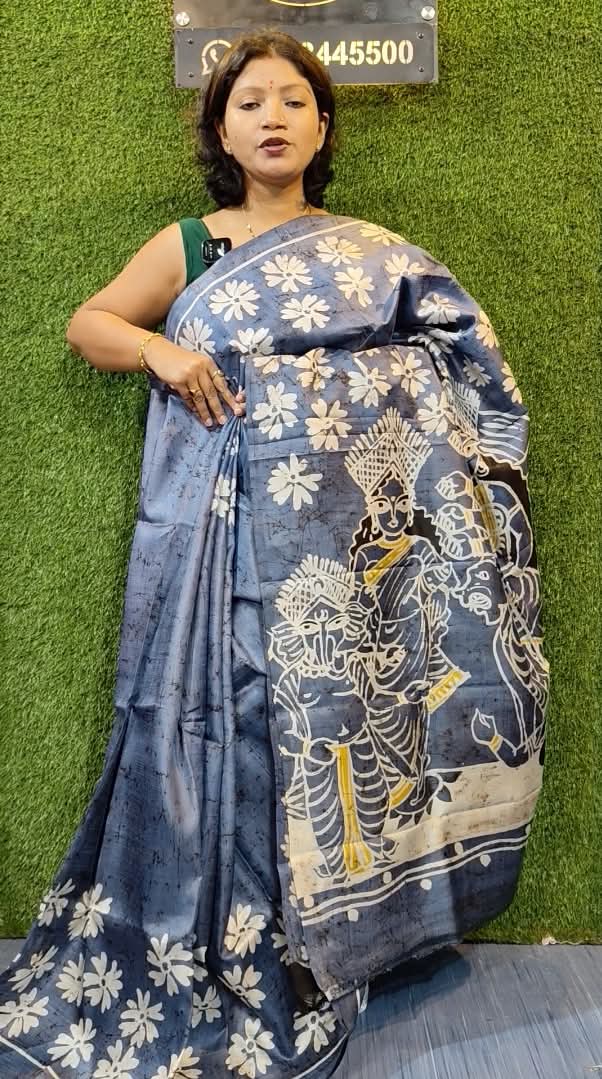 Silk Mark Certified Murshidabad SilkMurshidabad 3 PLY Silk